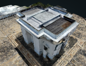 Vista aérea Quinta San Pedro Alejandrino - modelo 3d