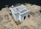 Vista aérea Quinta San Pedro Alejandrino - modelo 3d